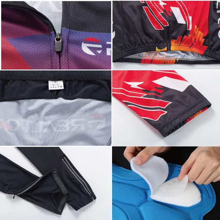 2019 велосипедный комплект из Джерси Мужская велосипедная одежда для горного