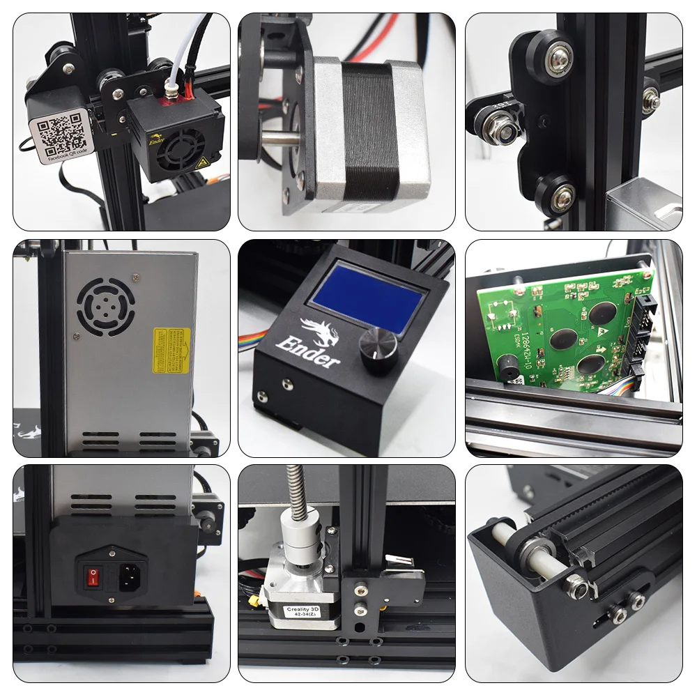 3D принтер Creality высокой точности Ender 3 Pro reume Power failer печатная сборка MeanWell
