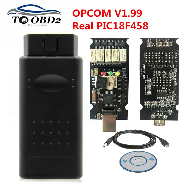 OBD2 OPCOM V1.65 V1.70 V1.78 1 99 поддержка вспышки обновления с PIC18F458 прошивка V1.95 A +