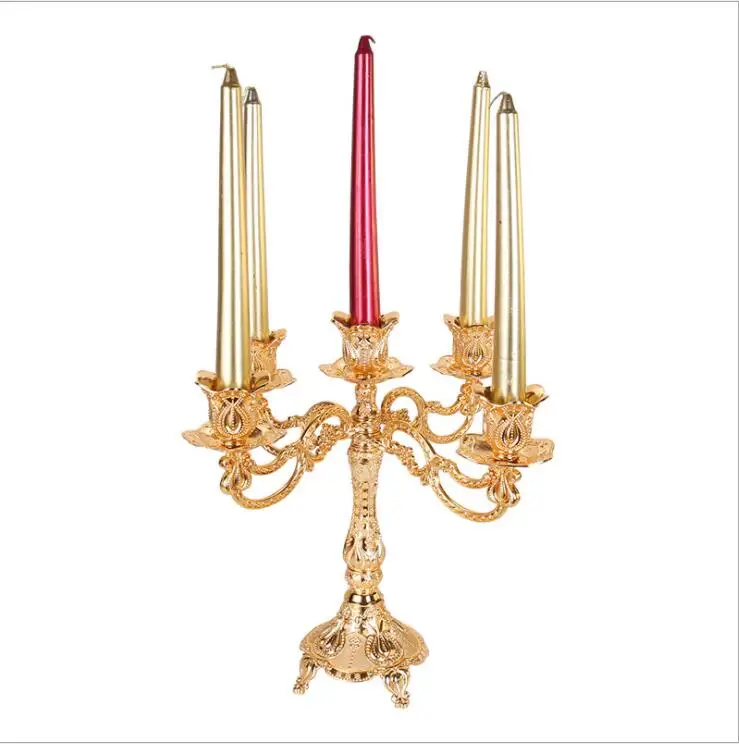 

fashion gold /silver palted metal candle holders silver candle holder forweeding decoration mariage lantern decor ZT158