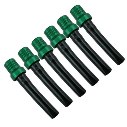 green black pipe TDPRO 6 шт. CNC ATV Байк мотоцикл ямы газовый топливный бак крышка клапан вентиляции шланг сапуна черно-белое антиреверсивное труба - Цвет: green black pipe