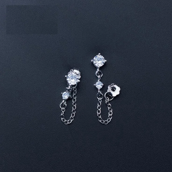 Серебряные серьги 100% 925 Висячие из серебра пробы серебряные ювелирные изделия с