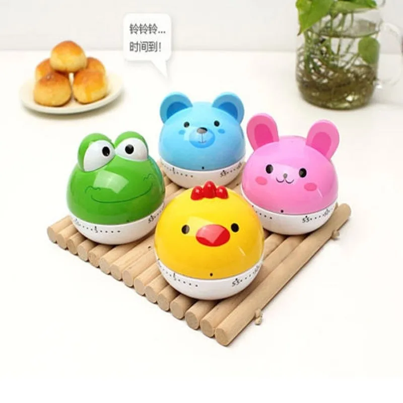 Комплект из 1 предмета Будильника с рисунками зверей мультфильмов Кухня