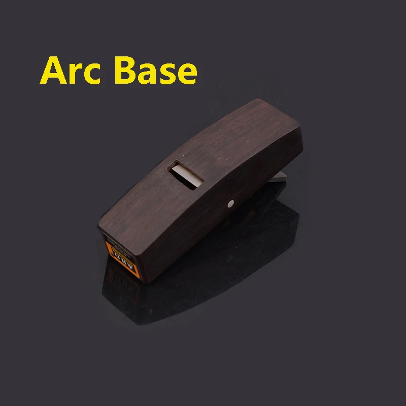 Arc Base 1 шт. Жесткий кожаный скивер Африканский эбонитовый деревянный Базовый инструмент плоскостной резец скошенный нож для резки кожи - Цвет: Arc Base