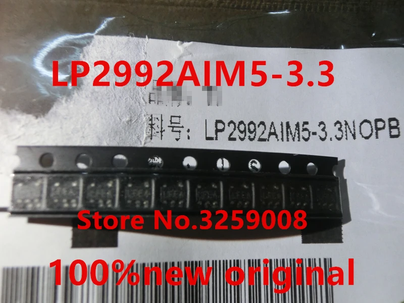 

LP2992AIM5-3.3 100% new imported original 10PCS/50PCS