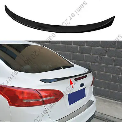 Подходит для Ford Focus Sedan 2014 2015 задний спойлер грузовика крыло матовый чехол