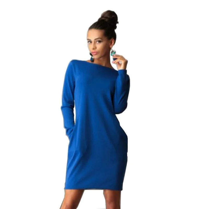 Женское Повседневное платье с длинным рукавом большие размеры|dress bunny|dress