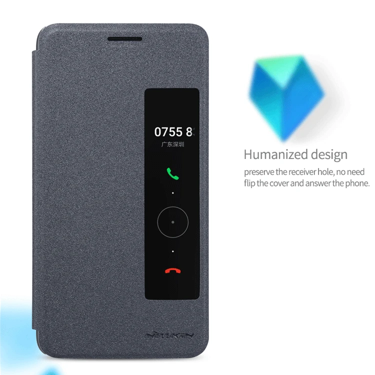 СПС huawei Коврики 10 случае чехол NILLKIN Sparkle откидная крышка кожаный с окном