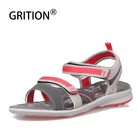 Сандалии GRITION женские с открытым носком, пляжные легкие тапочки, удобная обувь для улицы, плоская подошва, лето 2020