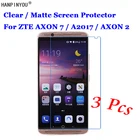 Защитная пленка для экрана ZTE Axon 7, A2017, 2, Axon7, Axon2, 5,5 дюйма, HD, прозрачнаяАнтибликовая матовая, 3 шт.лот