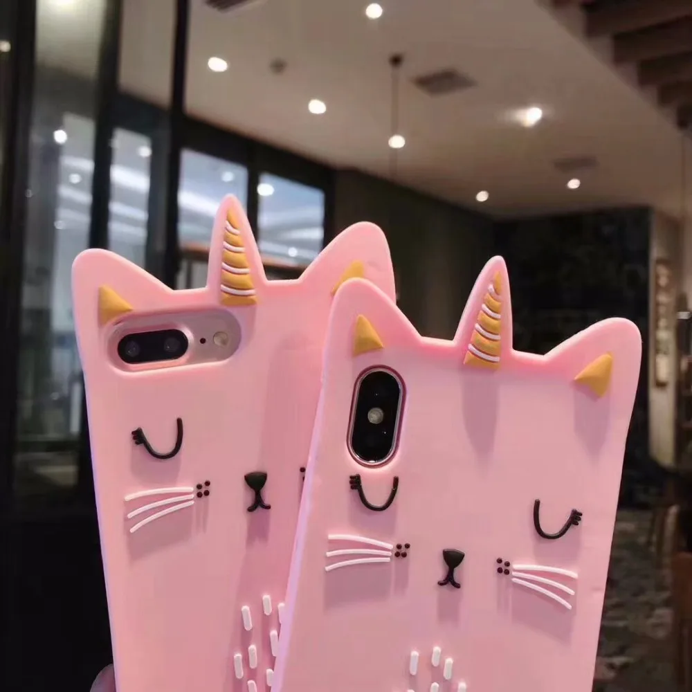 3D Cartoon Cute Crown Cat Soft Silicone Back Cover For iPhone 5 5s SE 5C 6 6s X XR Xs Max 7 8 Plus Phone Cases Coque Fundas Capa |