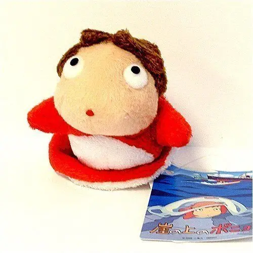 Кукла Ponyo на скале принцесса понё Мягкая Подлинная плюшевая игрушка студийная