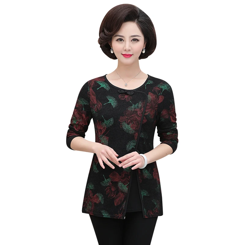 Черная футболка с цветочным принтом уличная Женская Корейская одежда Модные