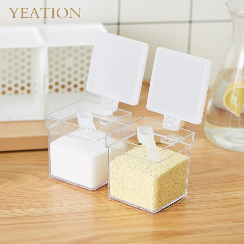 YEATION 2 шт./компл. приправа Bottler кухонные инструменты Draw out Тип Cruet с ложкой Multifunction
