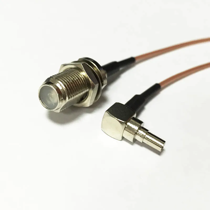 Новый F гнездовой переключатель CRC9 с прямым углом кабель pigtail RG178 оптовая продажа