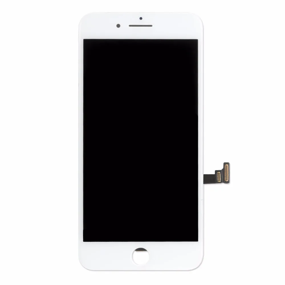 ЖК дисплей с сенсорным дигитайзером в сборе и закаленной пленкой для iPhone 7 plus| |