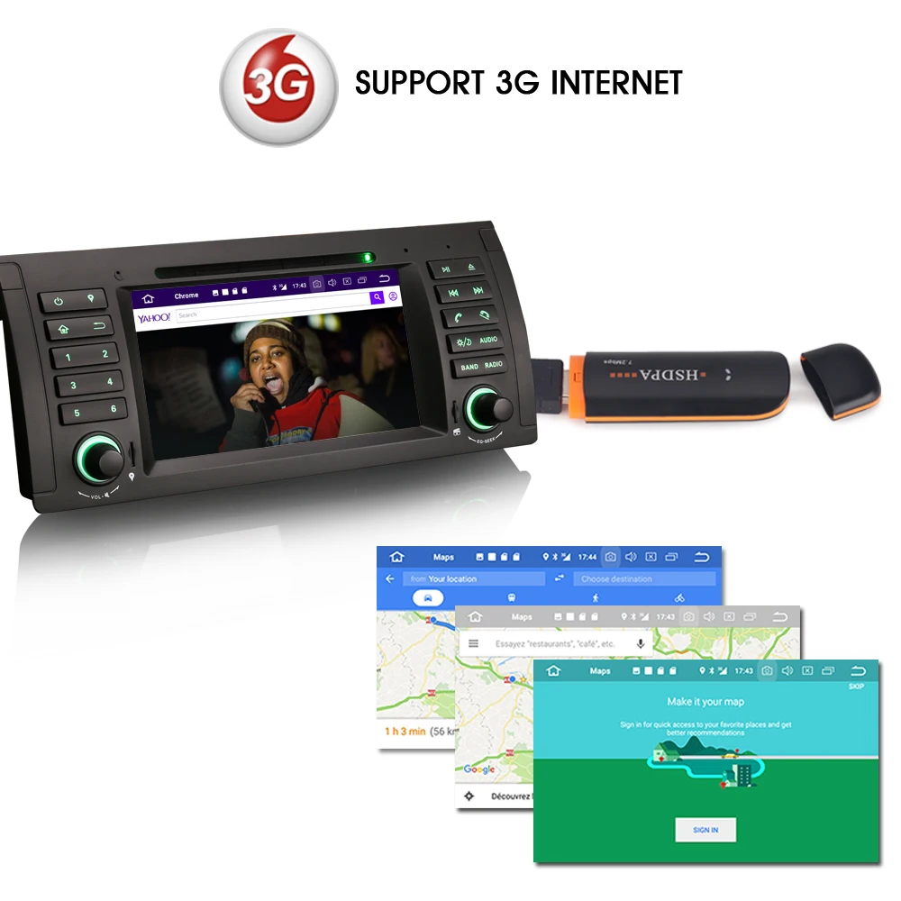 Android 8 0 WiFi 3G DAB + Радио навигатор GPS головное устройство DVD DVR OBD RDS BT DTV IN AUX CAM
