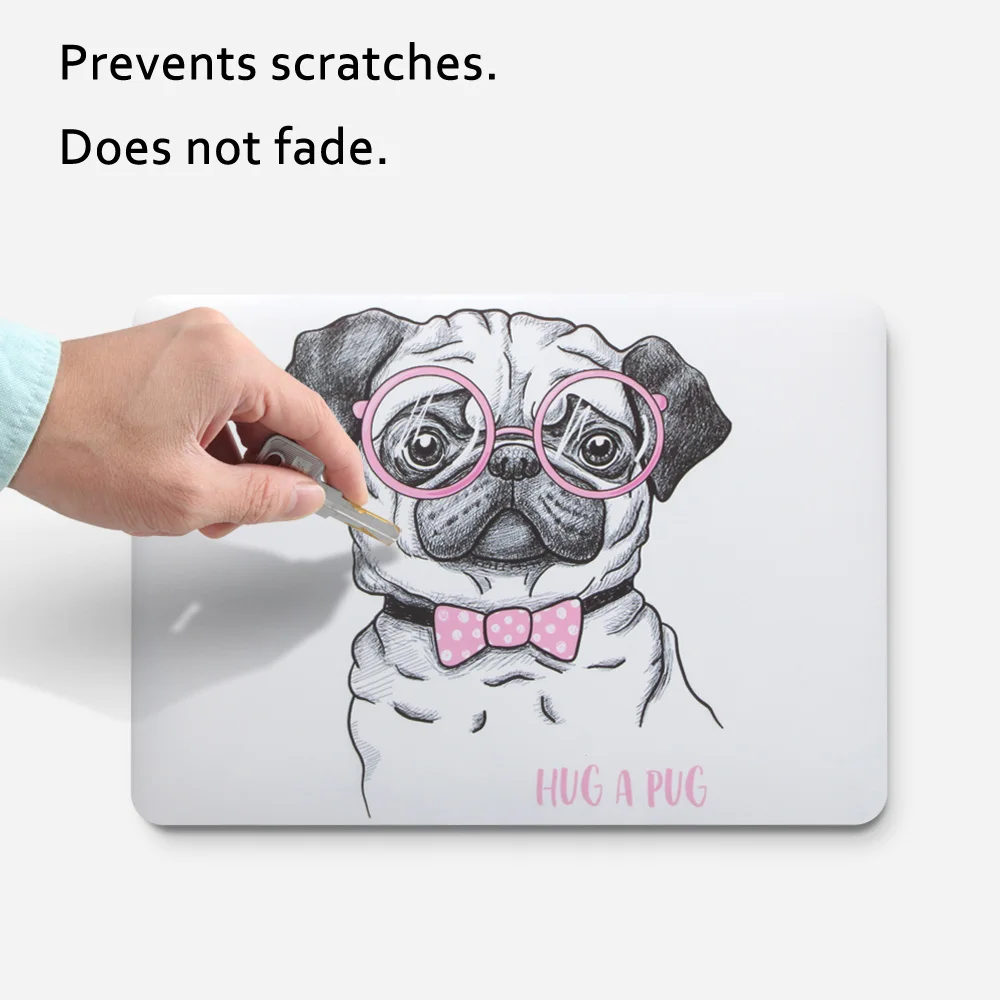 Новый чехол для ноутбука с принтом животных MacBook Air Pro Retina 11 12 13 15 дюймов сенсорной