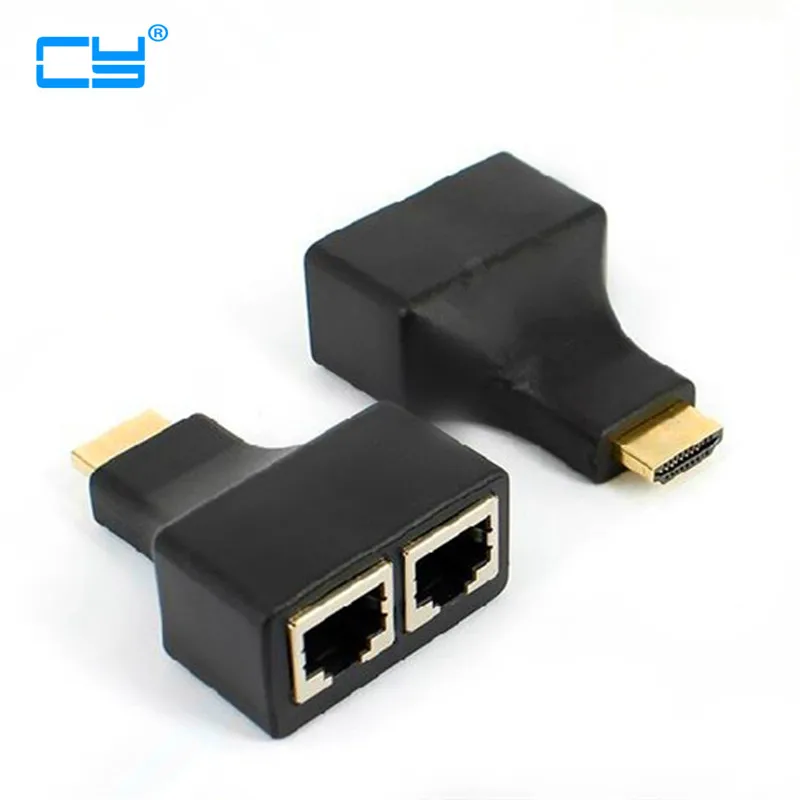 

Более 30 м HDMI RJ45 CAT5e CAT6 UTP LAN Ethernet Balun Extender HD 1080P 3D HDTV
