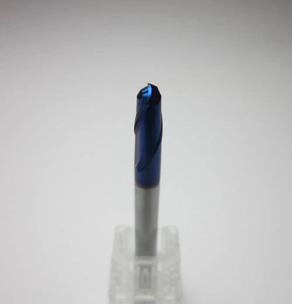 Диаметр 4 мм HRC68 R2.0 карбид вольфрама концевые фрезы для концевых станков с