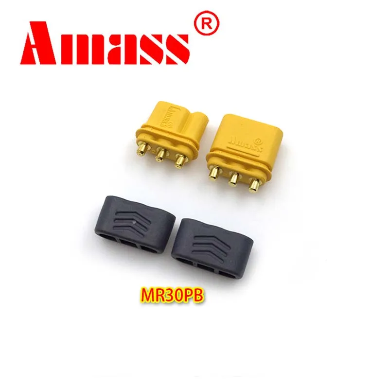 Разъем Amass MR30 MR30PB MR30PW 10 пар/20 шт. с оболочкой Мама и папа для радиоуправляемой