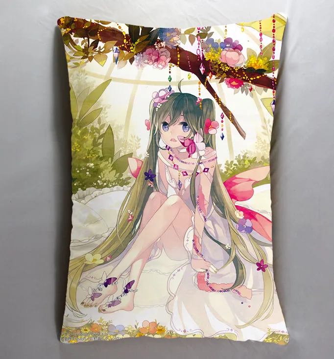 Цвет: желтый Аниме Манга Мику Хацунэ VOCALOID 40*60 см чехол для подушки сиденья постельные принадлежности подушки 004 - Цвет: Цвет: желтый
