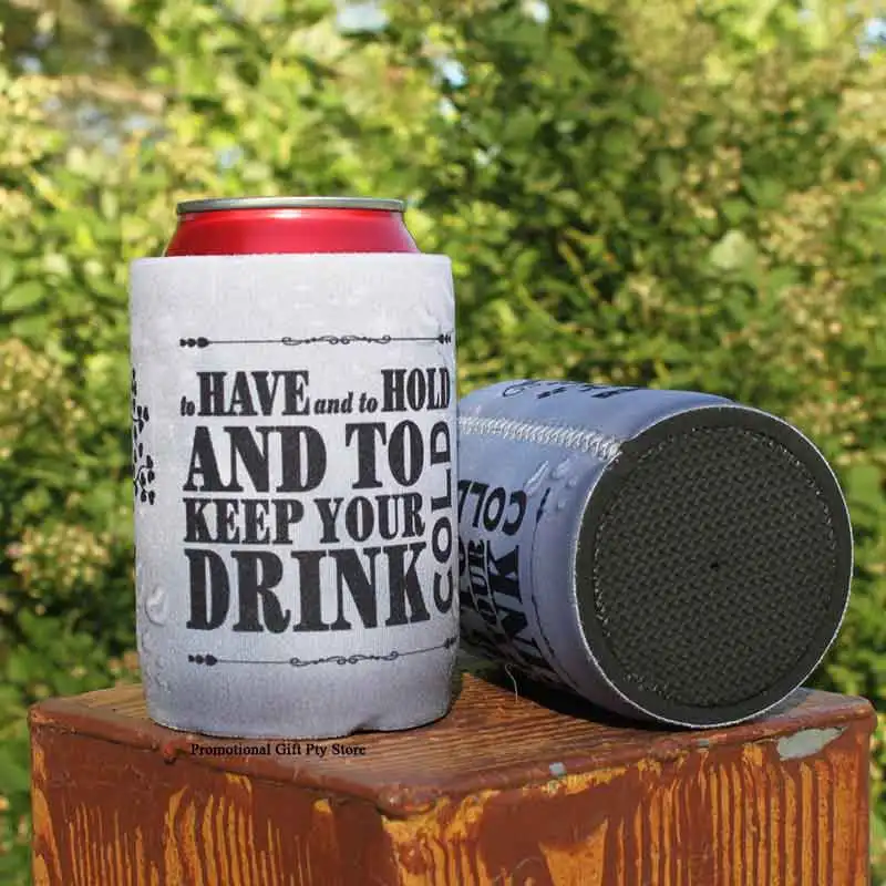 200 шт. Пользовательский логотип неопреновые охладители для пива с твердой