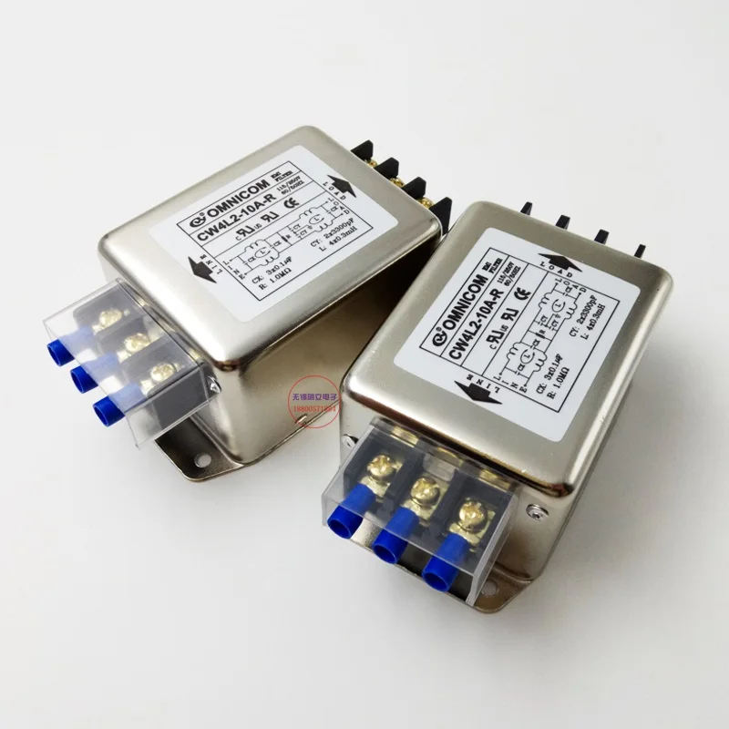 

Силовой фильтр 220 В 10 А, двухконтактная платформа, Реестровый/10A-R