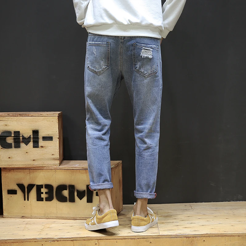 Осень 2017 Новый день краны отверстие в девять точек 28 44 GK12 джинсы P45|jeans jeans|day dayt jeans |