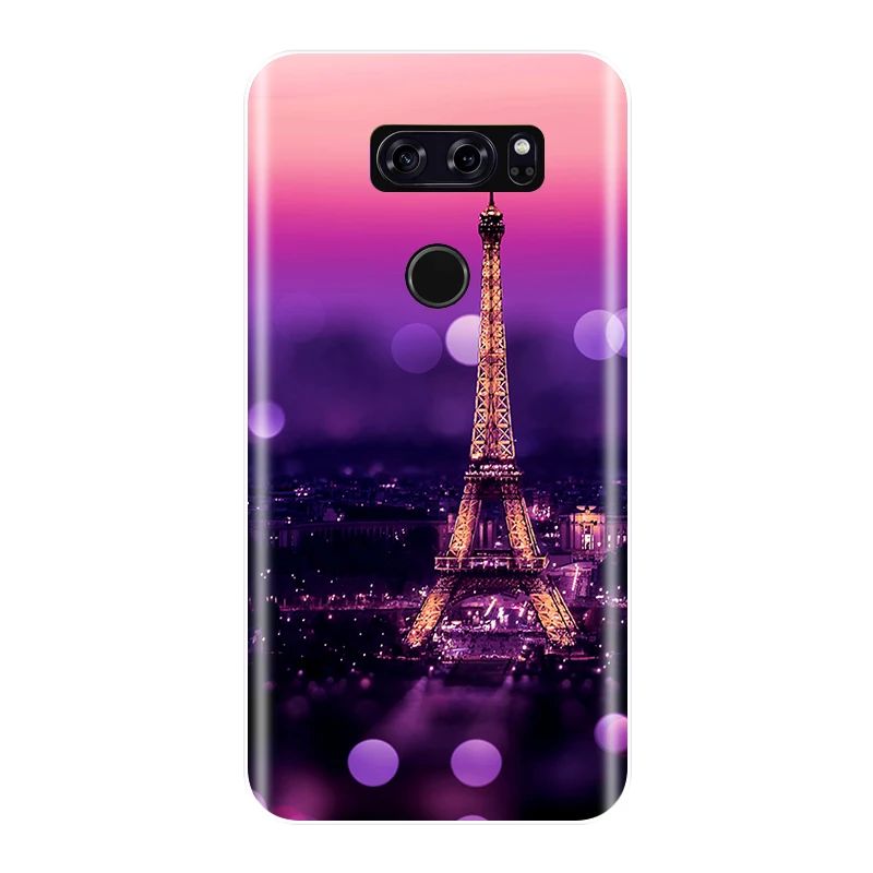 Чехол для телефона LG V30 Мягкая силиконовая задняя крышка из ТПУ с милым котом H930