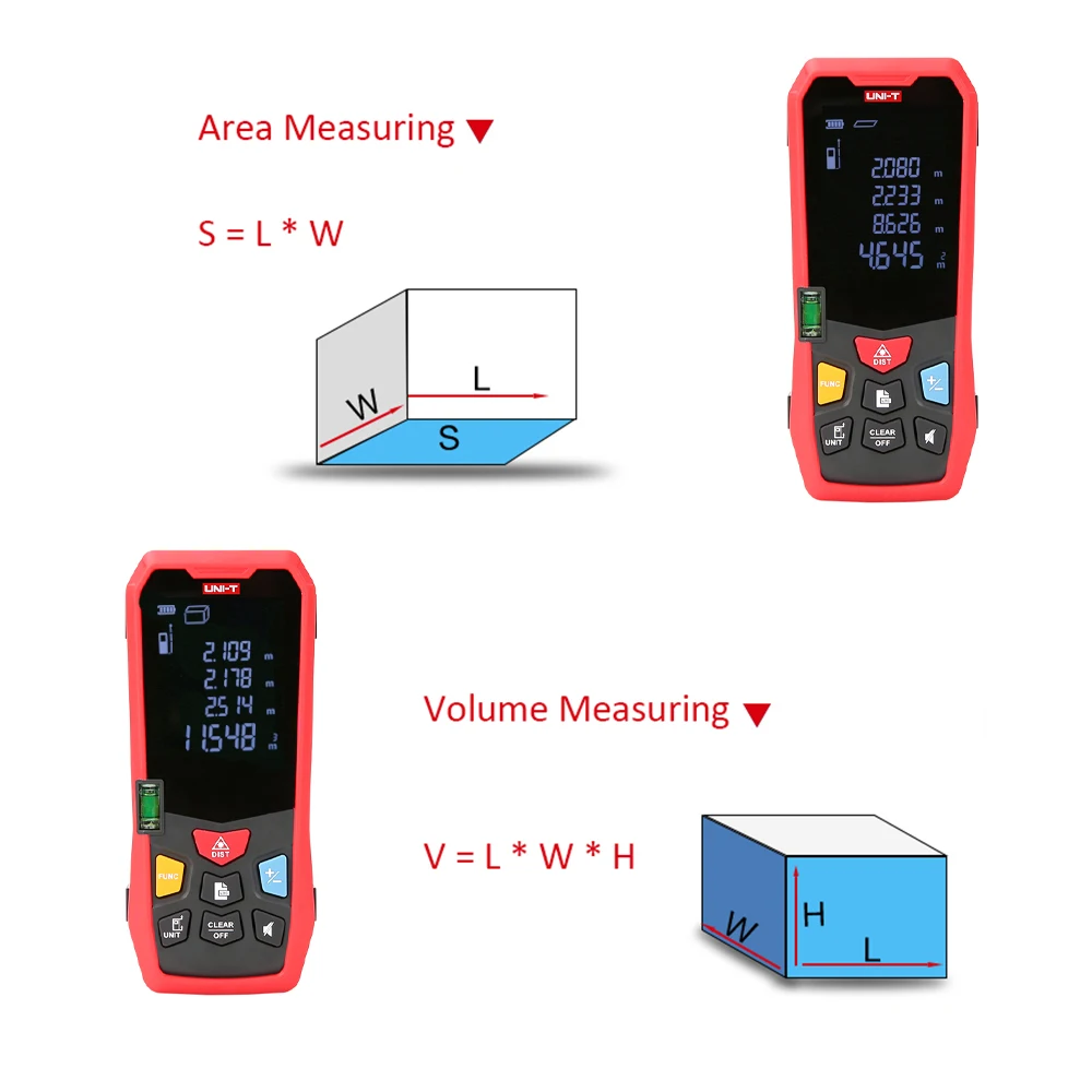 LM40 лазерный дальномер цифровой 40 м Высокоточный 20 Группа хранения данных 4