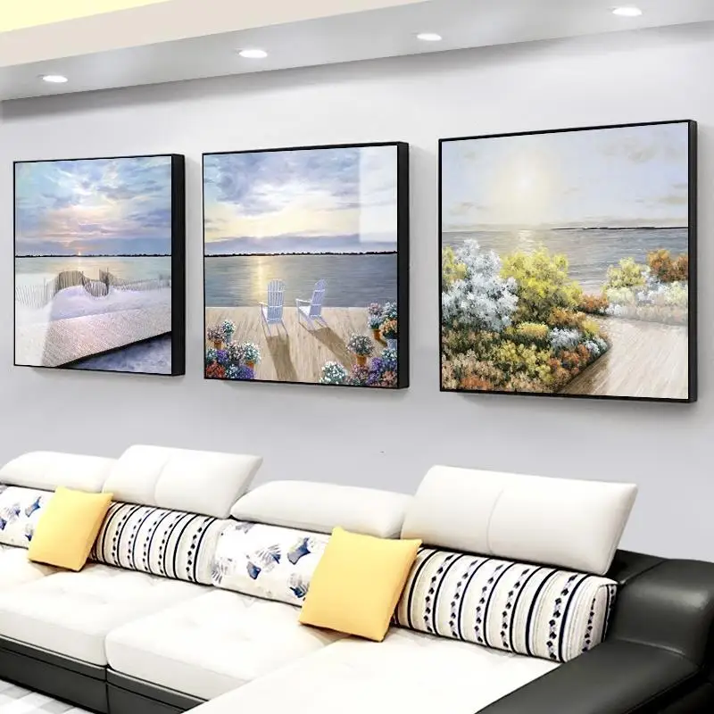Pared Cuadro Decorativo Sofa абстрактная картина и печать стеновых художественных постеров