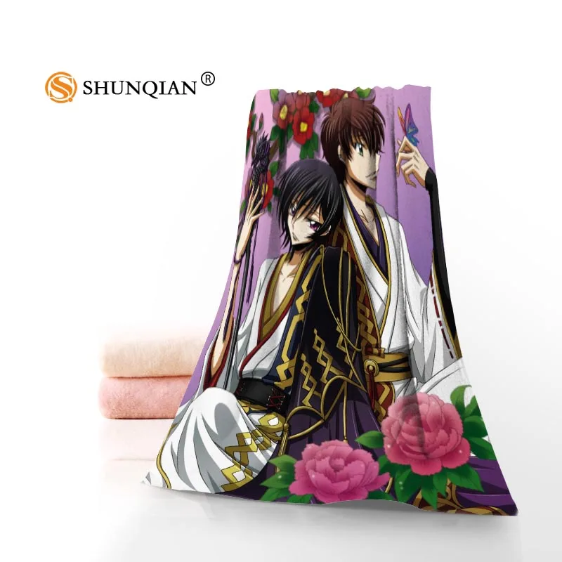 

High Quality code geass Microfiber Bathroom Washcloth,Towels Custom Face Towel/Bath Towel Size 35x75cm, 70x140cm