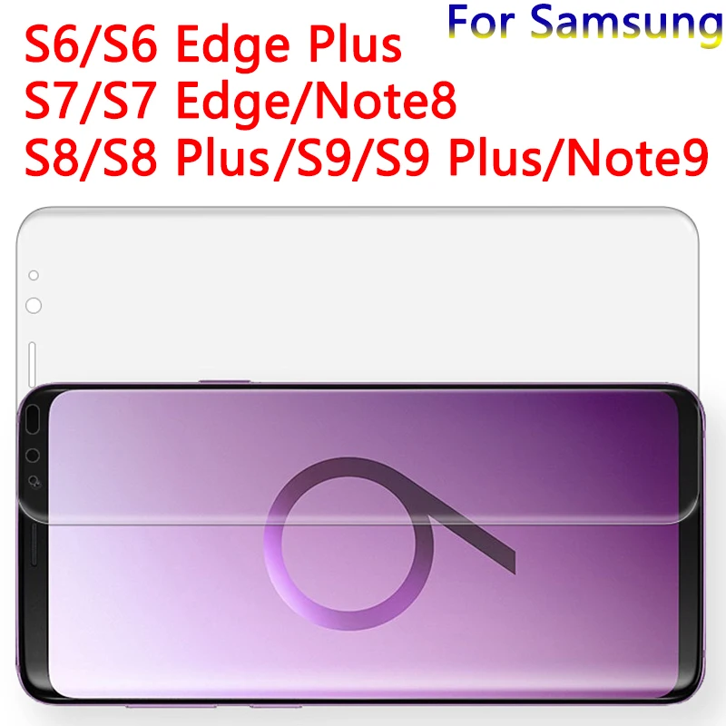Защитный стеклянный чехол для Samsung Note 8 9 S9 S8 Plus S7 S6 Edge закаленное стекло защиты