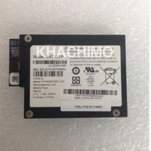 Аккумулятор 81Y4451 для батареи M5015 M5025 M5014 батарея 81Y4419 ServeRAID BAT1S1P|battery for|batteries