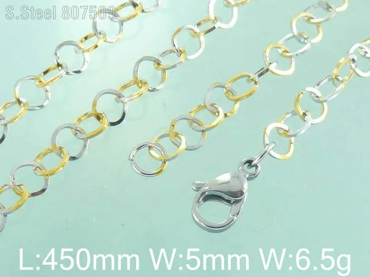 Оптовая продажа ювелирные изделия из нержавеющей стали модная маленькая цепочка