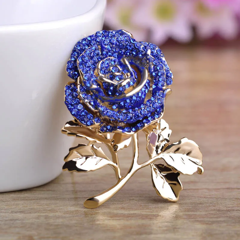 Женская/Мужская брошь значок с кристаллами|flower brooches for women|brooches womenflower brooch |