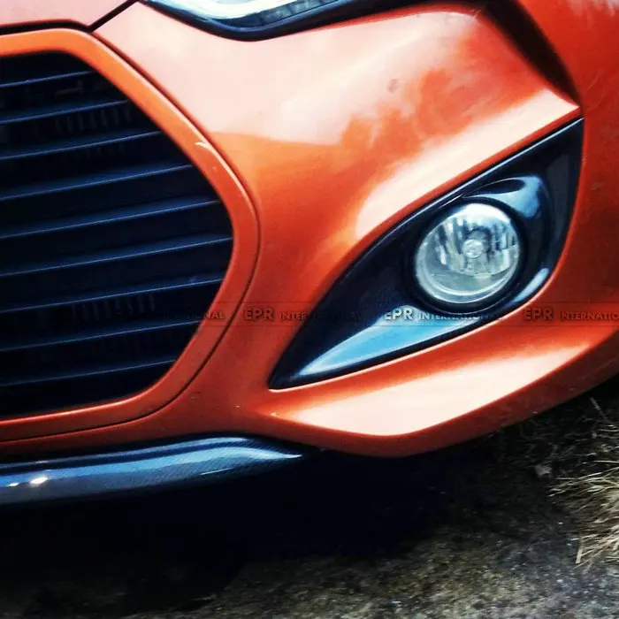 Автомобильный Стайлинг для Hyundai Veloster углеродное волокно передний