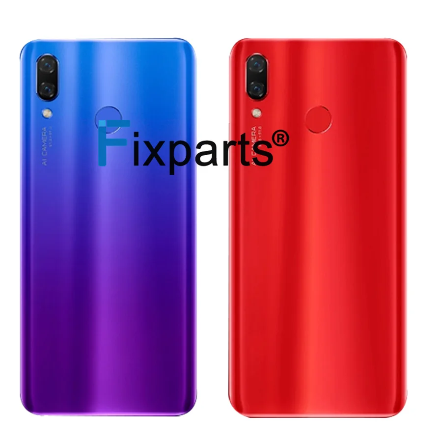 Крышка батарейного отсека для Huawei Nova 3i заднее стекло задний корпус P Smart Plus