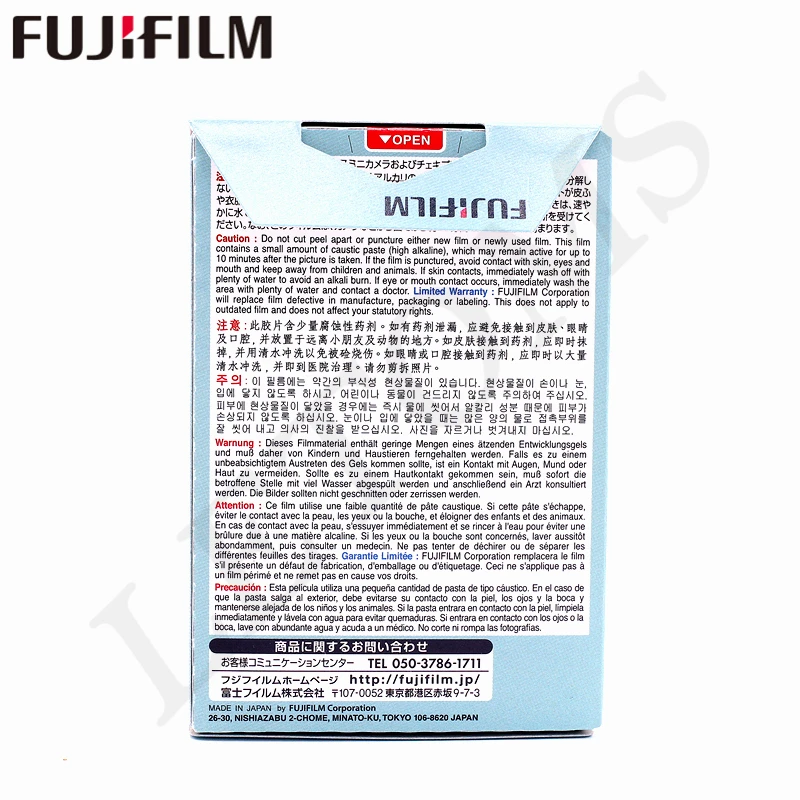 Новинка 10 листов Fujifilm Instax Mini витражная пленка для мгновенной печати фотобумага
