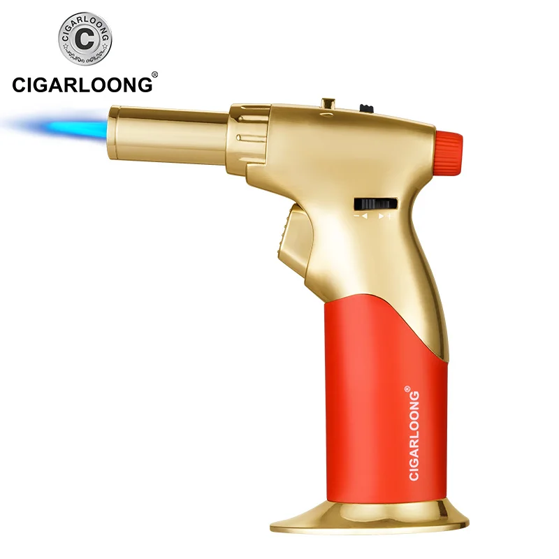 

Windproof jet flame cigar lighter gun inflatable adjustable flame CB-0121