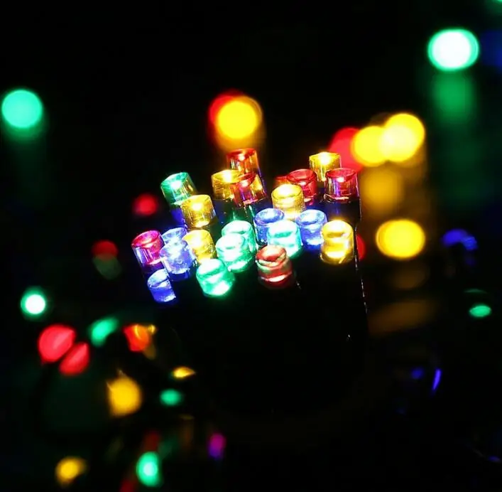 Solar Lights Outdoor 59ft 100 LED Fairy Ambiance lights for Patio Lawn Garden Home Wedding Holiday Christmas Xmas tree | Освещение