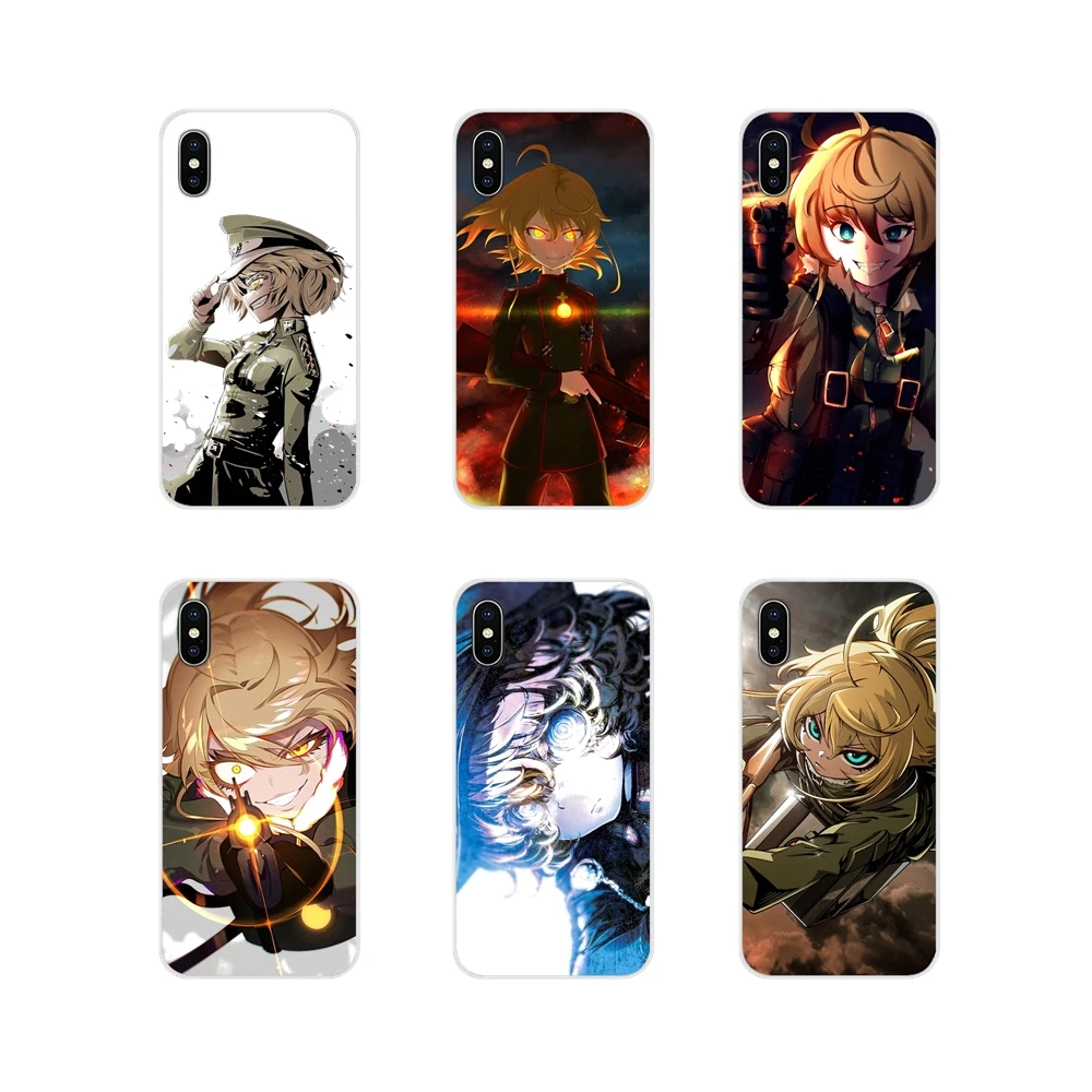 Японский аниме youjo senki girl для Motorola Moto X4 E4 E5 G5 G5S G6 Z Z2 Z3 G3 G2 C Play Plus Аксессуары чехлы