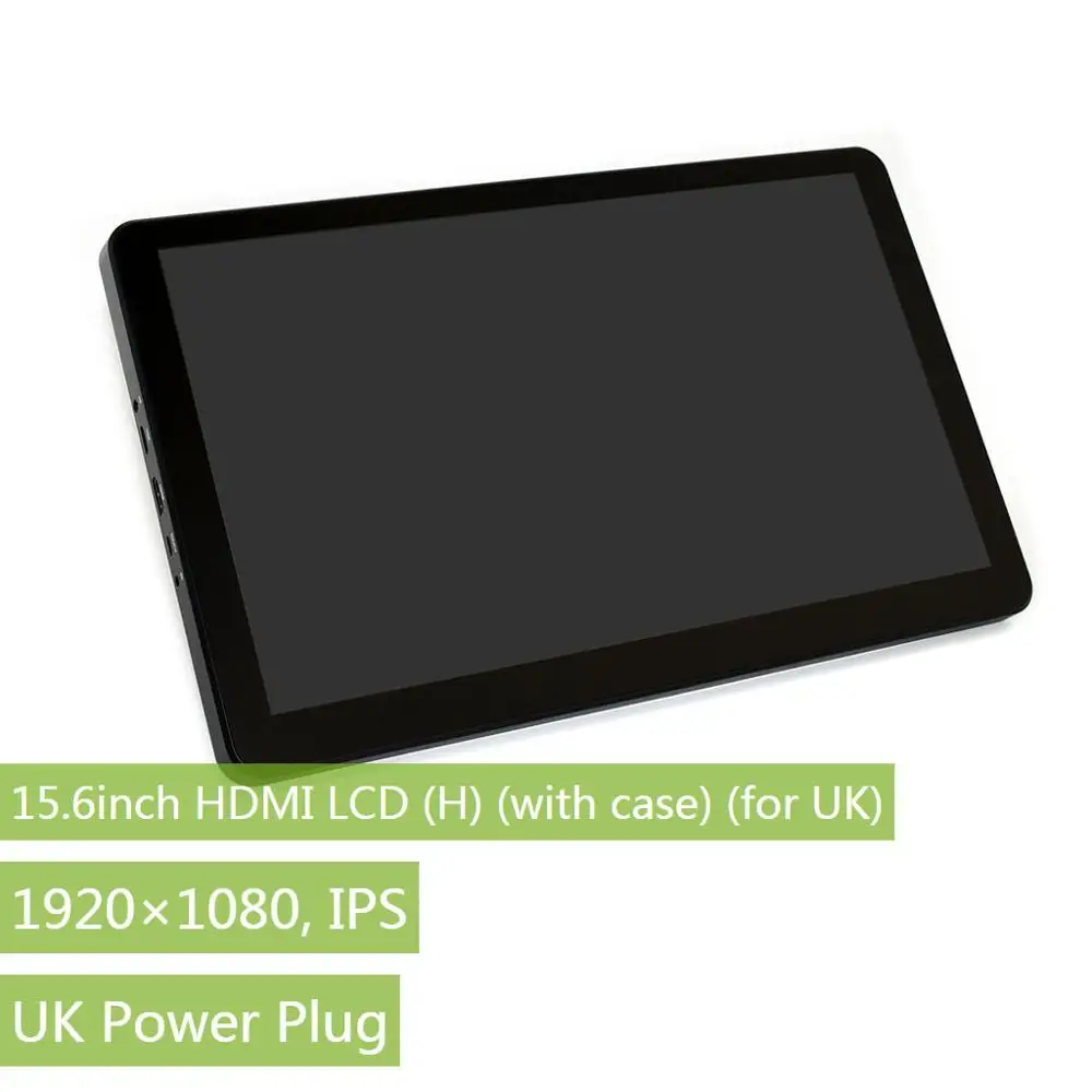Billig Waveshare 15,6 Zoll HDMI IPS 1920*1080 Kapazitiven Touchscreen LCD, Mit Gehärtetem Glas Abdeckung, Unterstützt Raspberry Pi, BB Schwarz
