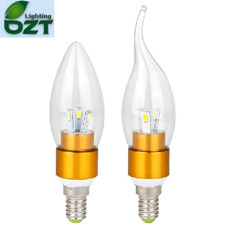 Светодиодная лампа высокой мощности 3 Вт 5 E14 220 В переменного тока SMD5730