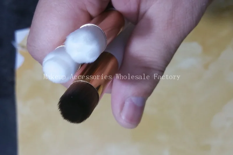 Лидер продаж 50 шт в наборе Макияж Кисть Нос Триммер щеточка для чистки кистей