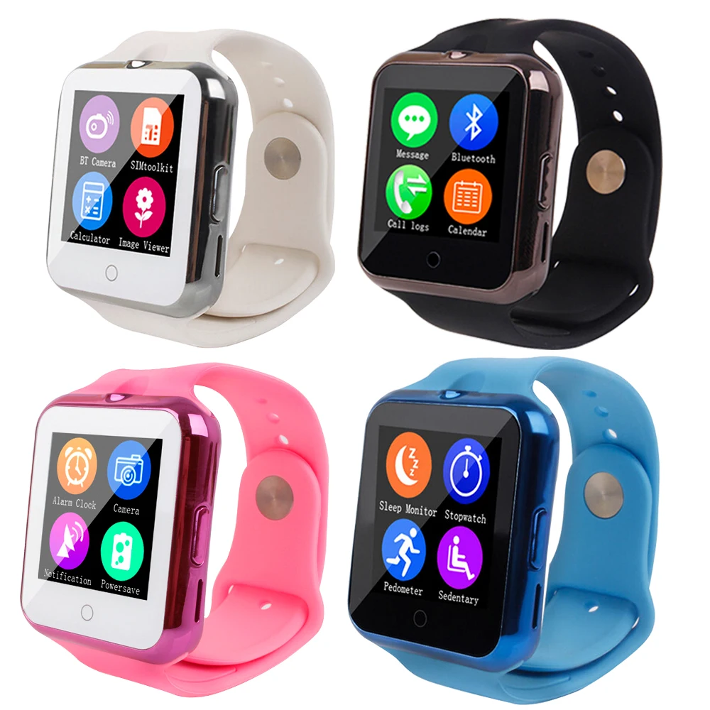 Здоровья Bluetooth Smart наручные часы телефон V88 Smartwatch с GSM SIM карты памяти УФ Тесты