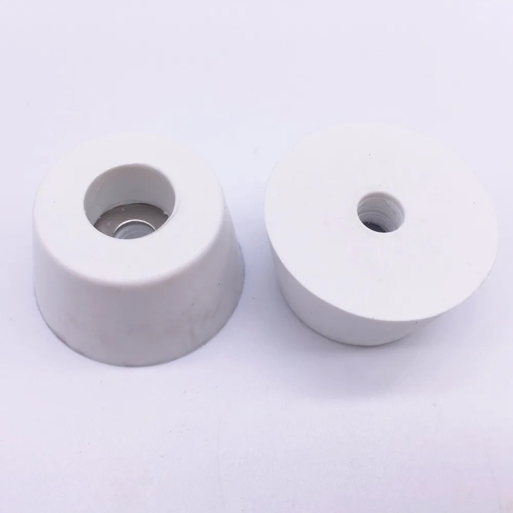 Wkooa 20x15x8 мм Резиновые ножки Бамперы втулки для мебели резиновые прокладки коническая белая упаковка 50