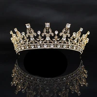 forseven crystal rhinestone princess noiva diadem headdress bride bridesmaid crown tiara wedding hair jewelry accessories bh