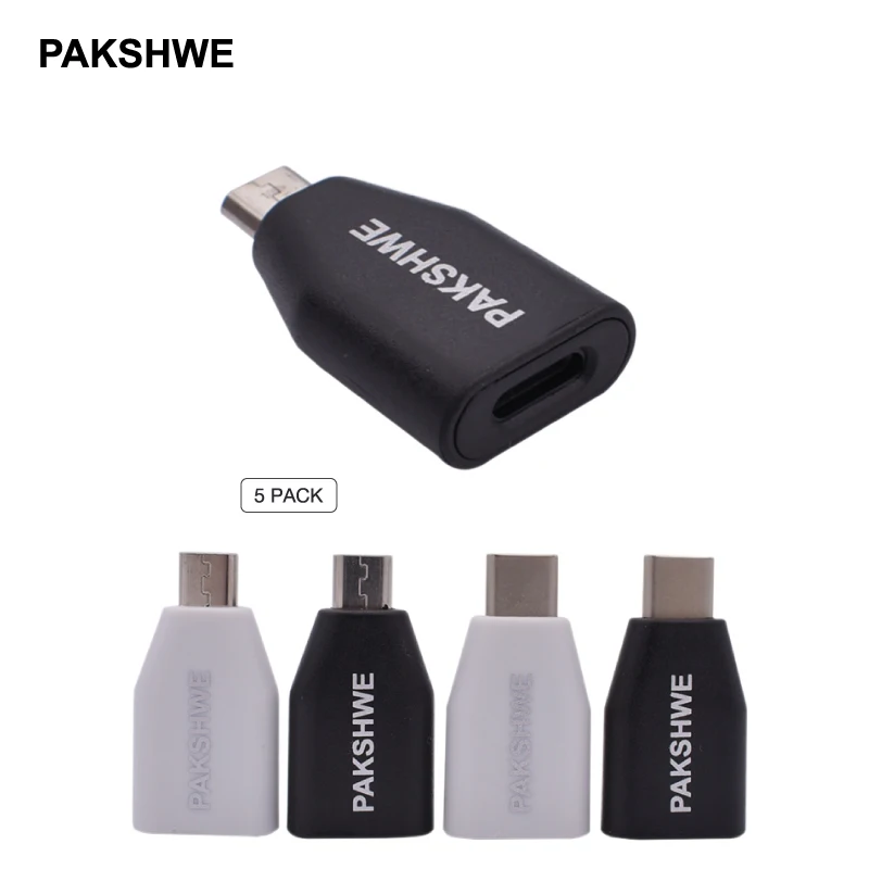 5 шт./упаковка 8 контактный штекер Lightning/Micro USB/Type C адаптер для iPhone зарядный кабель